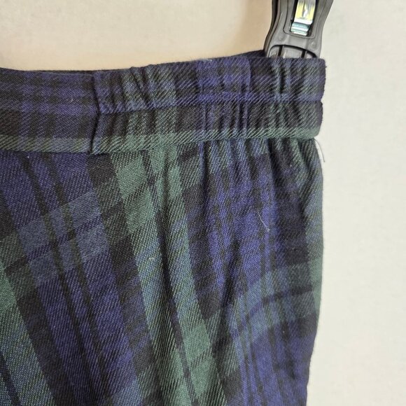 Heirloom Tartan Plaid Large Midi A-Line Wool Blend Skirt Pockets Deadstock USA - Picture 7 of 10